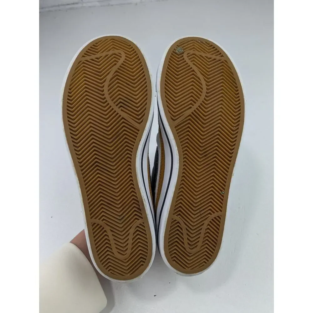Nike Court Legacy White/Desert Ochre - Brown/Black Swoosh - Youth 4